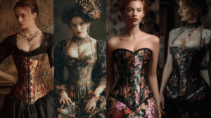brocade corsets